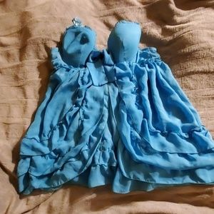 Turquoise teddy size 3xl